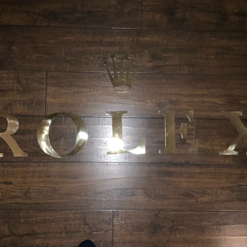 Rolex Dealer Store Lettering